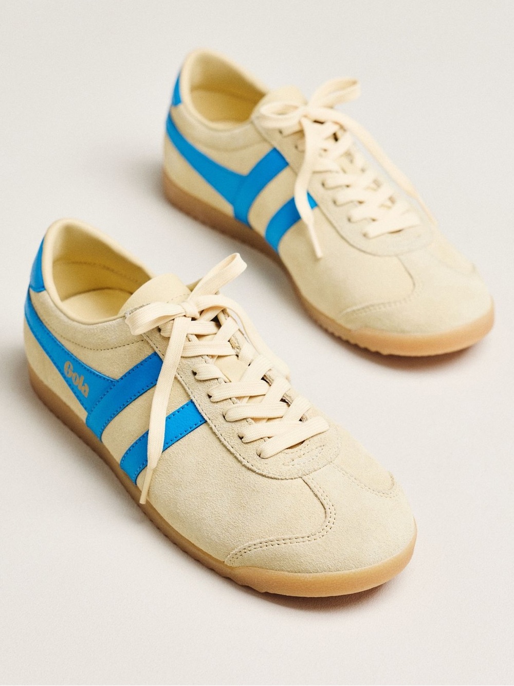 New Gola Exclusive Bullet Pure Sneakers Light Yellow Buttermilk